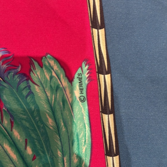 Authentic VINTAGE HERMES SQUARE SILK SCARF - Picture 6 of 8